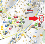 1. Adress-Lupe oder POI-Lupe auswählen 1. Adress-Lupe oder POI-Lupe auswählen